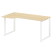 Стол криволинейный левый Metal System Style БО.СА-1 Л 1600x900x750 (Дуб Наварра/Серый металл)