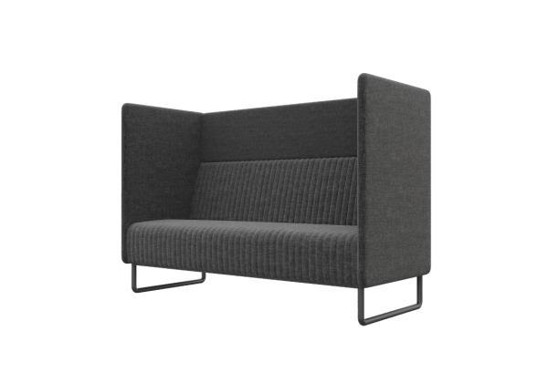 Диван двухместный BROS-2 (Сан 04/Металл Черный)