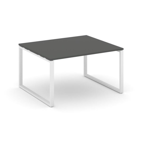 Стол переговорный SN-6O.SPRG-033.3 (1380х1180х750) (Антрацит/Металл Белый)