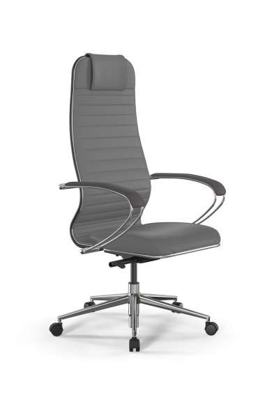 Кресло для руководителя Метта SynchroSit 10 B1-117K - Extra /Um02/Wm12/K1cL(M23.B23.G18.W02) (Серый)