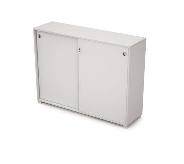 6ШКЗ.019 Шкаф-купе с замком (1637x400x1205) (Белый)