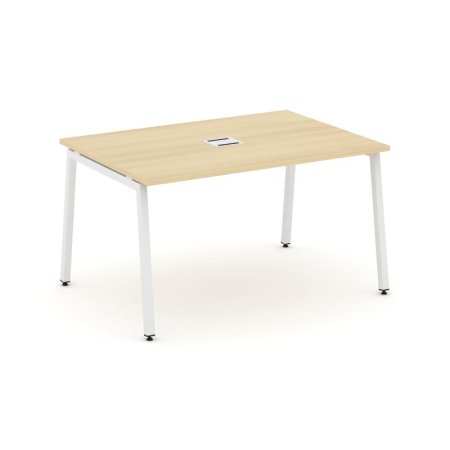 Стол переговорный SN-4A.SPRG-001 (980х980х750) (Акация Лорка/Металл Белый)