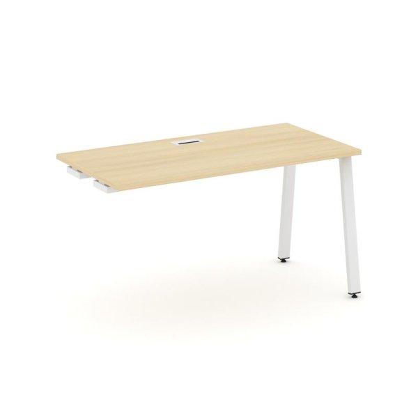 Стол-приставка к опорным элементам SN-6A.OPRS-024 (1580х800х750) (Акация Лорка/Металл Белый)