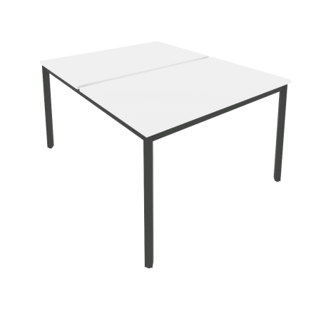 Рабочая станция на металлокаркасе Slim С.СП-4.3 1180x1475x750 (Белый/Антрацит металл)