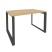 Стол рабочий на О-образном м/к Onix O.MO-SP-2.8 1180x800x750 (Тиквуд Темный/Белый Металл)