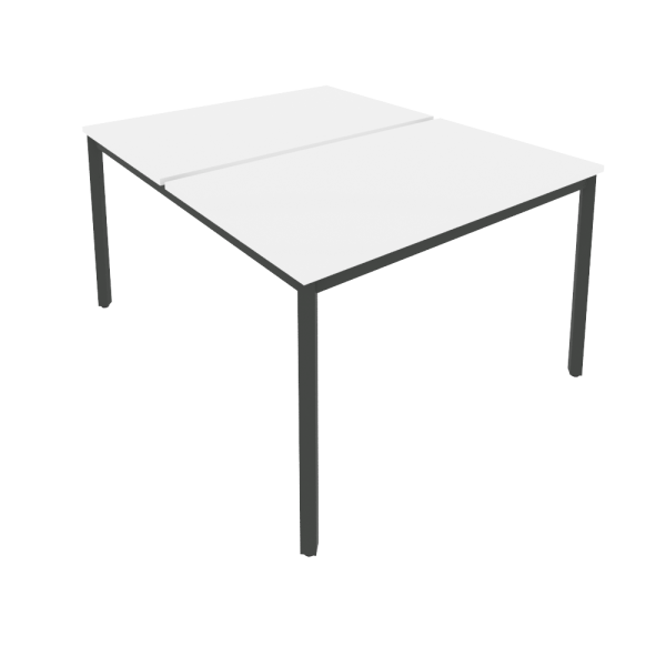 Рабочая станция на металлокаркасе Slim С.СП-4.3 1180x1475x750 (Белый/Антрацит металл)