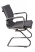 Кресло CH-993-Low-V серый эко.кожа низк.спин. полозья металл хром (Серый)