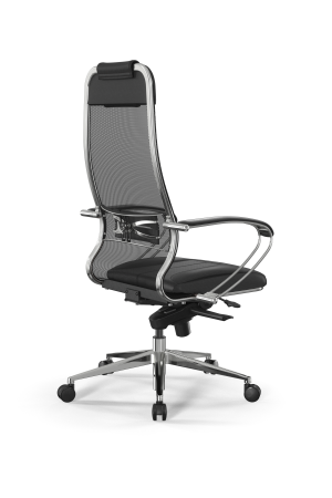 Кресло для руководителя Метта Samurai L1-2K - TS+Infinity /Uc00/Wm06/K2cL(M06.B32.G11.W03) (Черный)