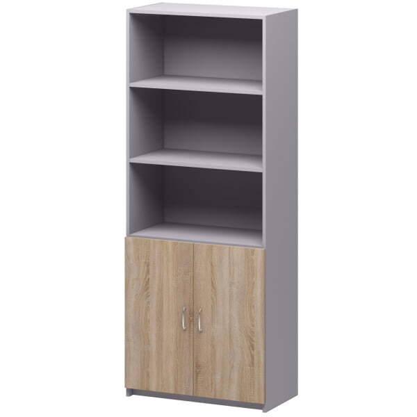 Офисный шкаф Бюджет 2552 716x349x1810 (Дуб сонома)