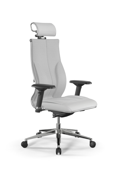 Кресло для руководителя Метта Samurai B2-11D - Infinity /Kc06/Wm06/D04P/H2cL-3D(M26.B32.G25.W03) (Белый)