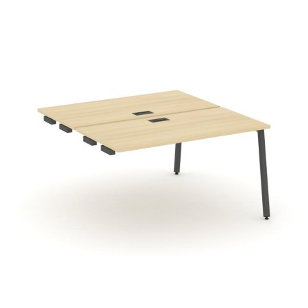 Стол-приставка к опорным элементам SN-4A.DPRS-023 (1380х1632х750) (Акация Лорка/Металл Антрацит)