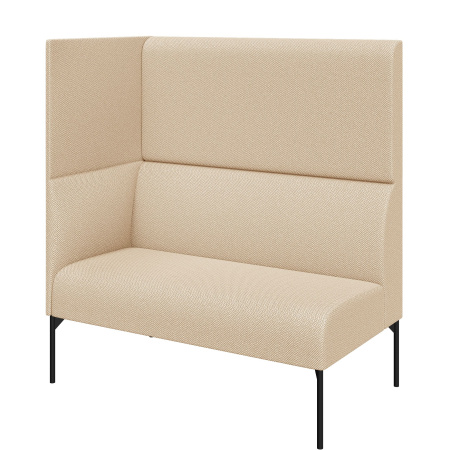 Диван Бридж. Модуль 2-местный правый высокий. (Модуль 2-местный правый высокий sweet_cream)