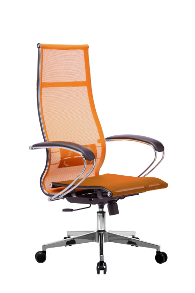 Кресло для руководителя Метта МЕТТА-7(MPRU)/подл.131/осн.004 (Оранжевый)
