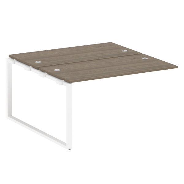 Проходной наборный элемент рабочей станции Metal System Style БО.ПРС-СП-2.3 1400x1475x750 (Вяз/Белый металл)