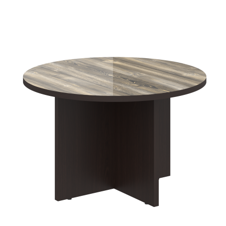 Стол для переговоров Morris MCT 120 1200x1200x750 (Дуб Базель/Венге Магия)