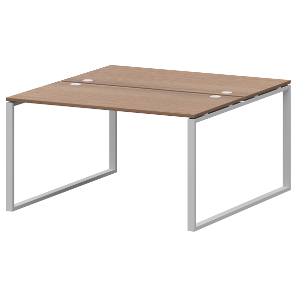 Бенч двойной на 2 рабочих места Арго-М АМБ.О-004.60 1600x1236x760 (Орех/Белый)