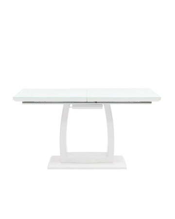 Стол обеденный Орлеан раскладной 140-170*80 глянцевый белый (Стол обеденный Орлеан белый)