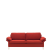 Диван офисный Статус (М-30) 2-х местный (Красный)