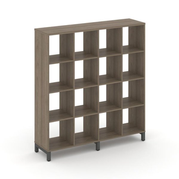 Каркас стеллажа 4 яруса SN.KS-440 (1488х400х1615) (Вяз Благородный/Металл Антрацит)