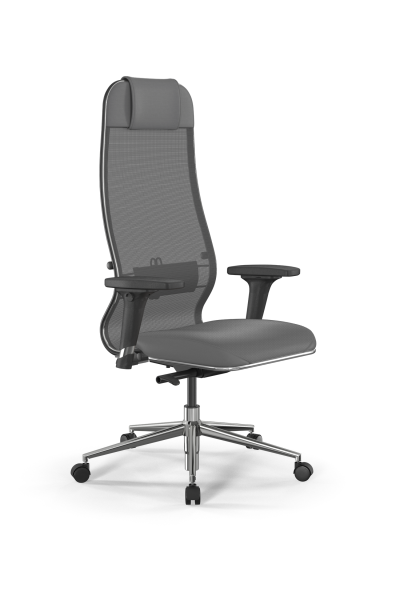 Кресло для руководителя Метта SynchroSit 10 B1-115D - X2+Extra /Um00/Wm12/D02P(M23.B23.G18.W02) (Серый)