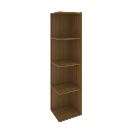 Модуль приставной 4 ячейки Locker Plus LK.PM-4 390x350x1593 (Орех Гварнери)