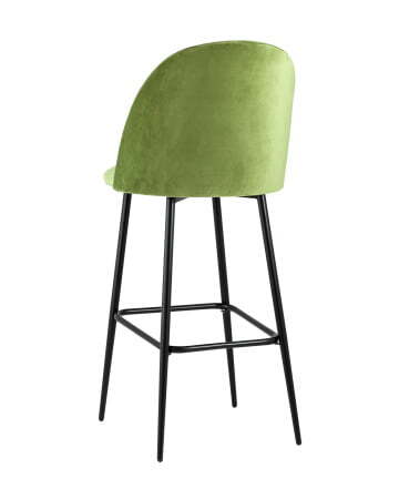 Стул барный Марсель велюр травяной (Стул барный Марсель травяной)