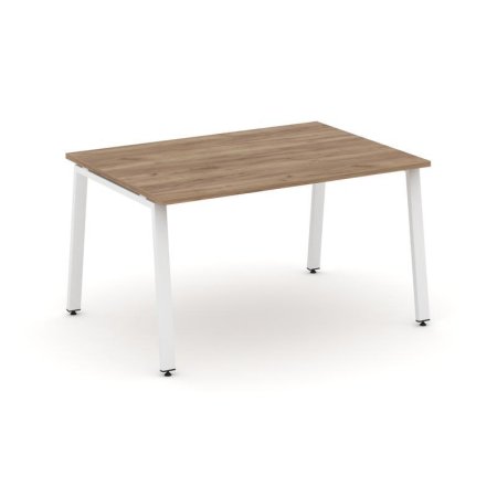 Стол переговорный SN-6A.SPRG-001.3 (980х980х750) (Дуб Табак/Металл Белый)