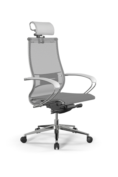 Кресло для руководителя Метта Samurai L2-5K - TS /Kc00/Nc00/K2cL/H2cL-3D(M26.B32.G25.W03) (Белый)
