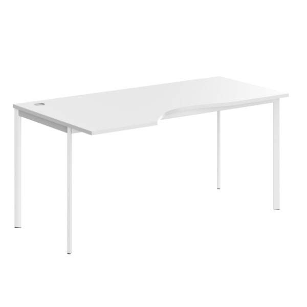 Стол эргономичный левый Имаго-С CA-1SL 1600x900x755 (БелыйБелый)