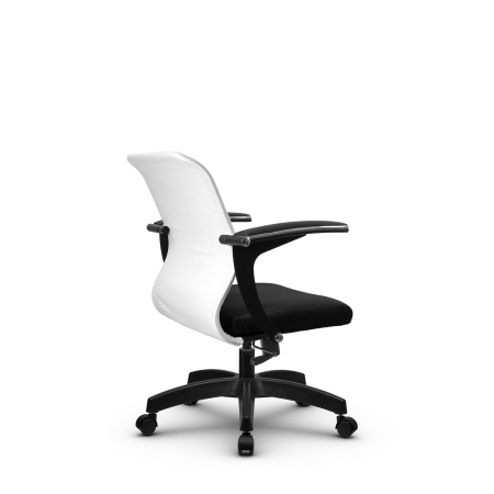 Кресло для руководителя Метта SU-M-4/подл.160/осн.001 (Черный | Белый)