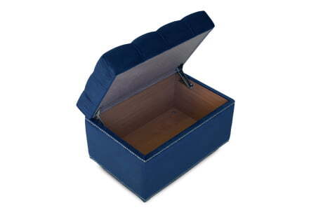 Пуф Marcele 600 (620x420x450) Синий (Синий)