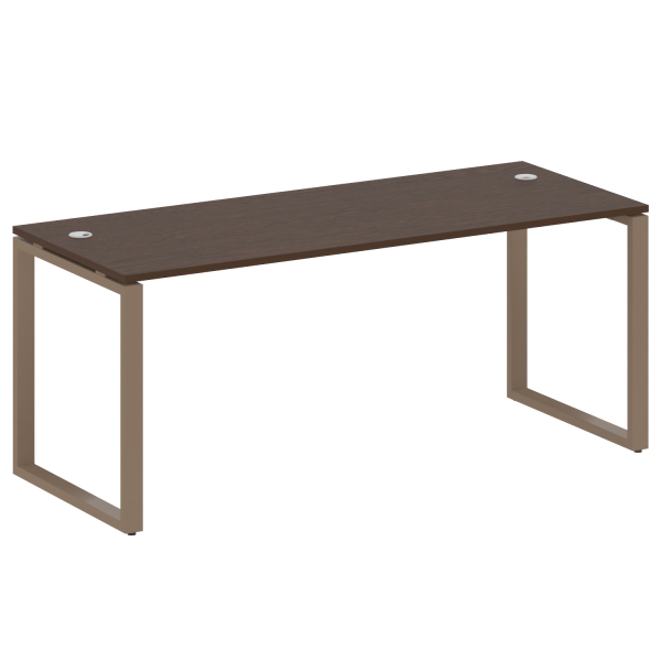 Стол письменный Metal System Style БО.СП-5 1800x720x750 (Венге Цаво/Мокко металл)