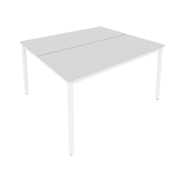 Рабочая станция на металлокаркасе Slim С.СП-5.2 1380x1235x750 (Серый/Белый металл)