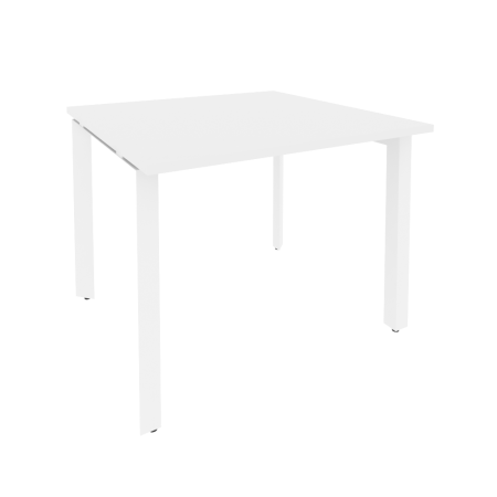 Стол переговорный Onix O.MP-PRG-1.1 980x980x750 (Белый Бриллиант/Белый Металл)