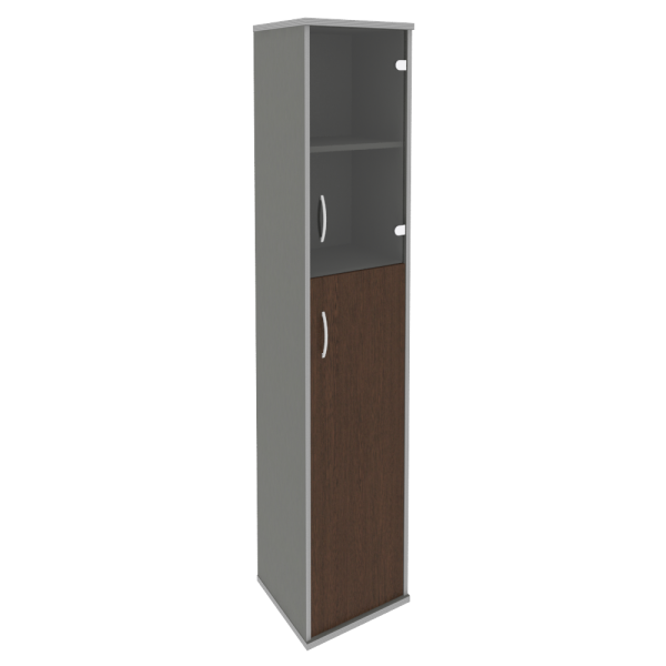 Шкаф Riva А.СУ-1.7 Пр 404x365x1980 (Венге-Металлик)