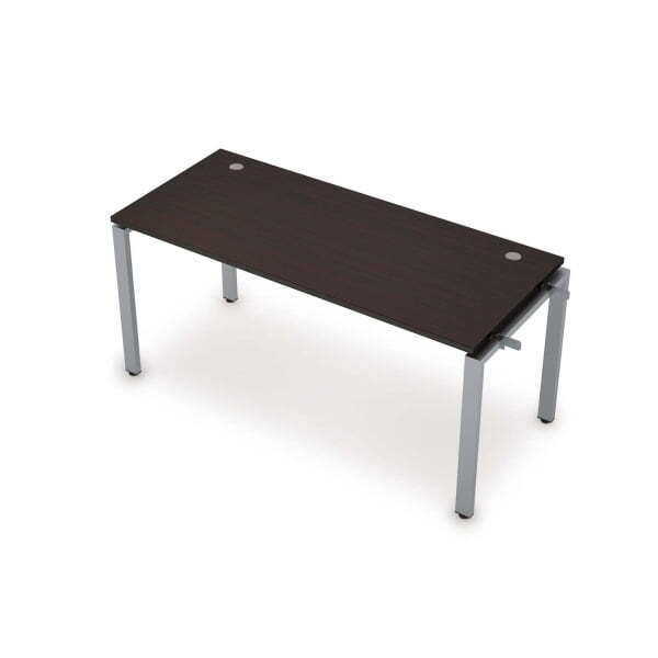 6МБН.6177 Линейная бенч-система, начальный модуль (1000x700x750) (Венге/Алюминий матовый)