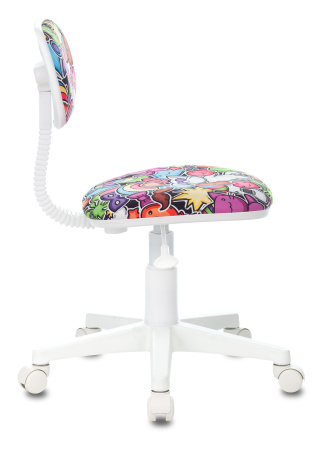Кресло детское CH-W201NX мультиколор маскарад крестов. пластик пластик белый (Мультиколор)