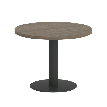 Стол журнальный круглый VR.SP-5-60.1G 600x600x450 (Вяз благородный/Антрацит Металл)