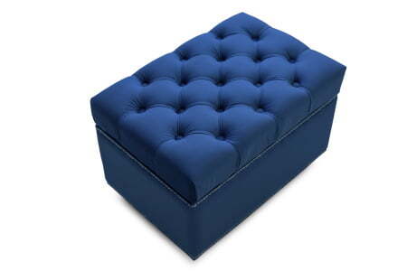 Пуф Marcele 600 (620x420x450) Синий (Синий)