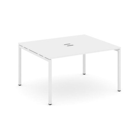 Стол переговорный SN-4P.SPRG-033 (1380х1180х750) (Белый/Металл Белый)