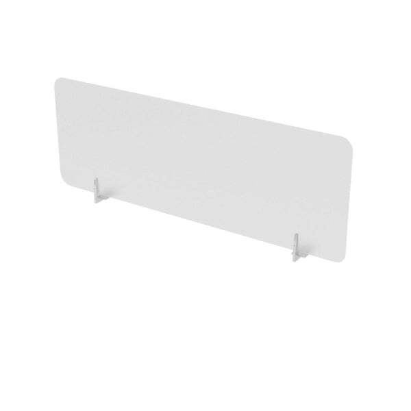 10БСБО.185 Барьеры Бенч оргстекло (1800x4x500) (Молочный БелыйПорошковое покрытие)