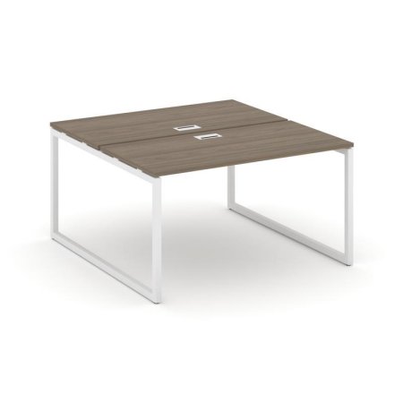 Рабочая станция 2-х сторонняя SN-4O.DRS-021 (980х1632х750) (Вяз Благородный/Металл Белый)
