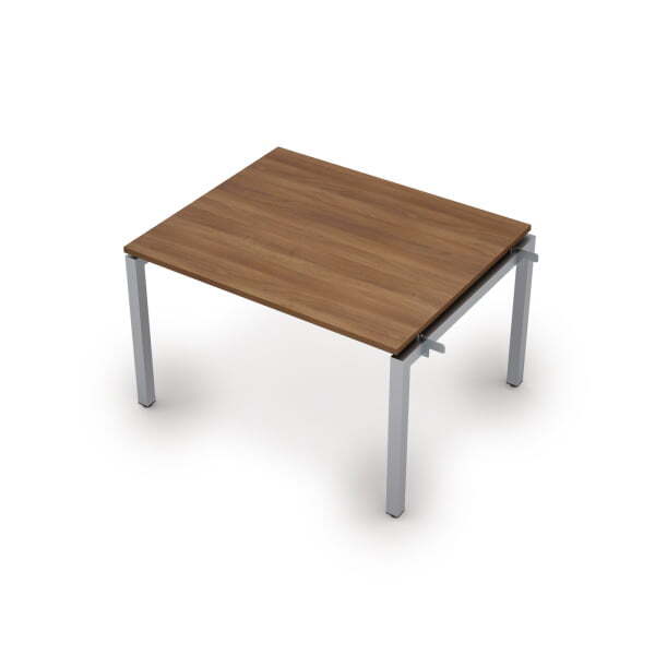 6МПН.502 Бенч-система для переговорных столов, начальный модуль (1200x1000x750) (Шамони темный/Алюминий матовый)