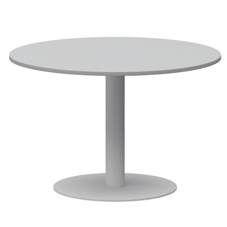 Стол круглый Арго-М АМ-Д120 1200x1200x760 (Серый/Белый)