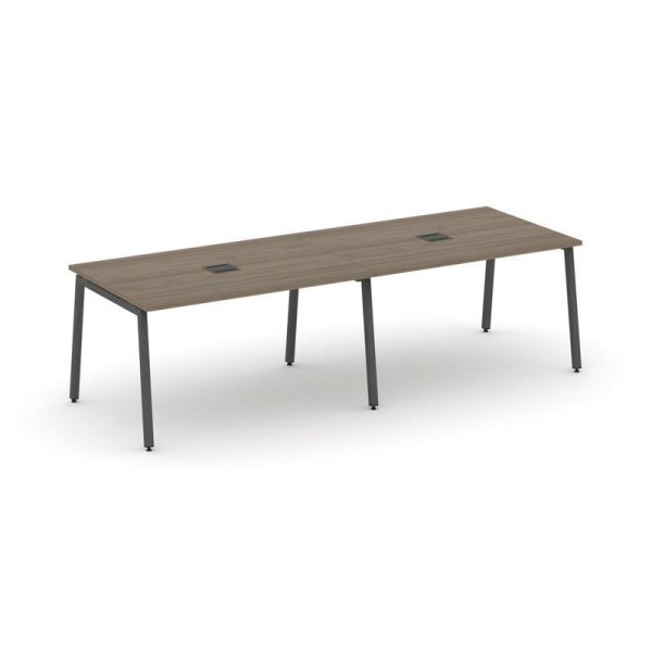 Стол переговорный SN-4A.SPRG-014 (3160х980х750) (Вяз Благородный/Металл Антрацит)