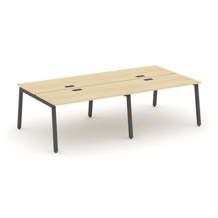 Рабочая станция 2-х сторонняя SN-5A.DRS-032 (2360х1232х750) (Акация Лорка/Металл Антрацит)