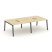 Рабочая станция 2-х сторонняя SN-5A.DRS-032 (2360х1232х750) (Тиквуд Светлый/Металл Антрацит)