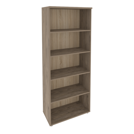 Стеллаж высокий широкий Onix O.ST-1 800x420x1977 (Тиквуд Темный)