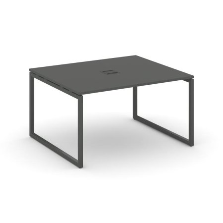 Стол переговорный SN-4O.SPRG-033 (1380х1180х750) (Антрацит/Металл Антрацит)