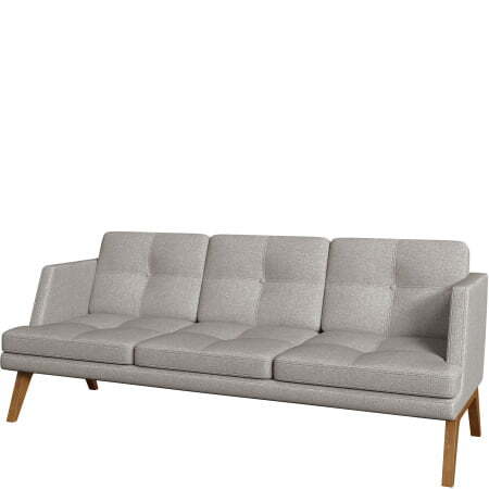 Диван офисный 3-х местный Беверли (Диван 3-местный kiton_05)